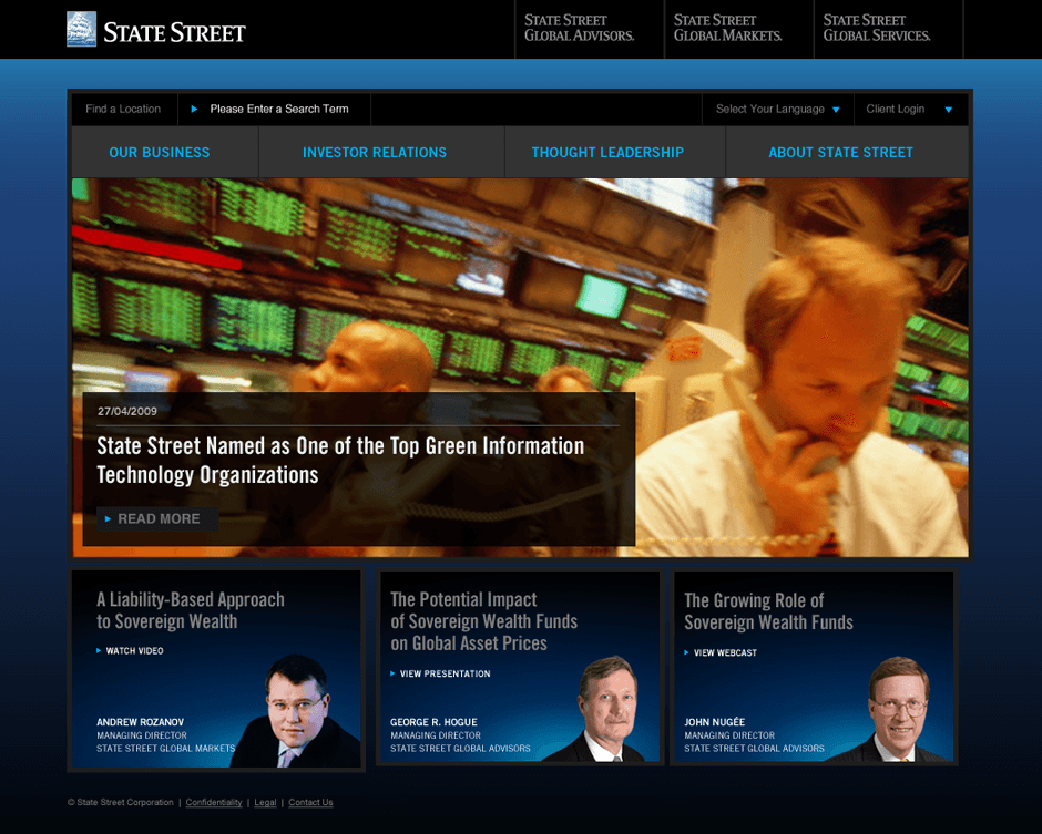 State Street Homepage